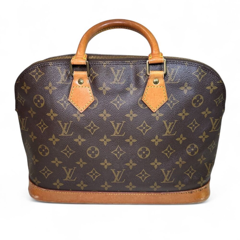 Louis Vuitton Monogram Alma PM Brown Canvas Handbag